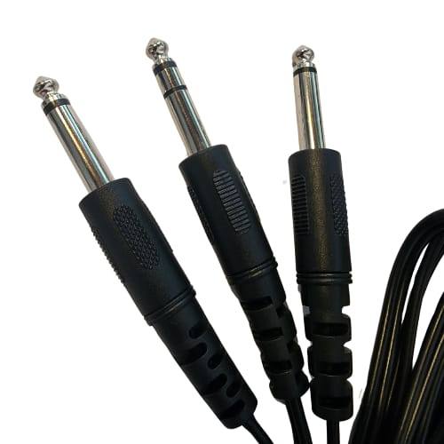 CABLE X2 PLUG 6.5 MONO A PLUG 6.5 STEREO 1 METROS