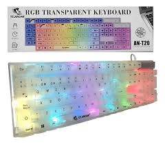 Teclado Yelandar Trasnparente Gamer