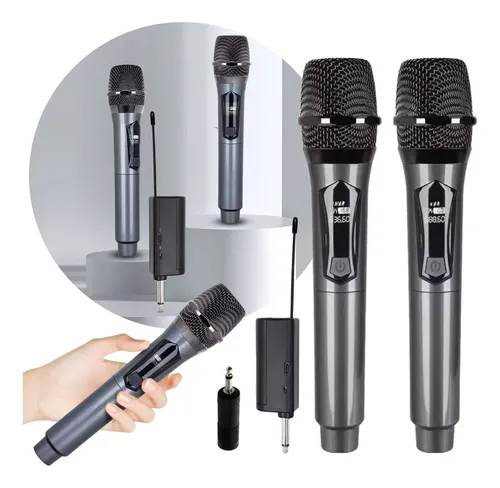 Microfonos Inalambrico X 2 Profersionmal Uhftipo C