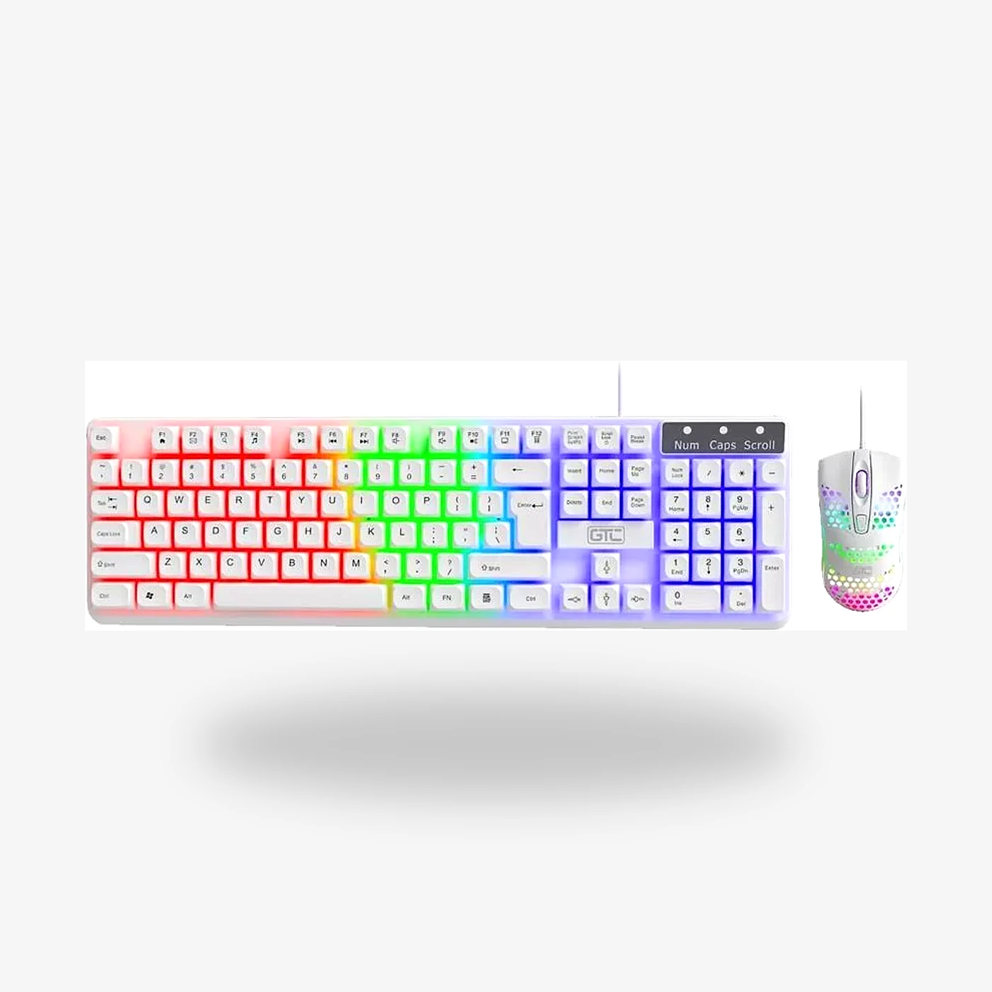 Combo Teclado Gamer RGB Prisma Duo Con Cable