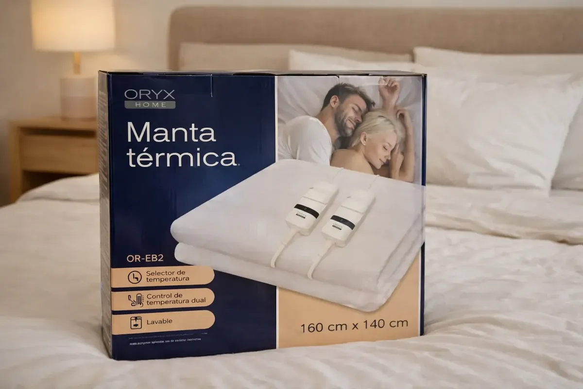 Manta Termica Electrica 2 Plazas Oryx