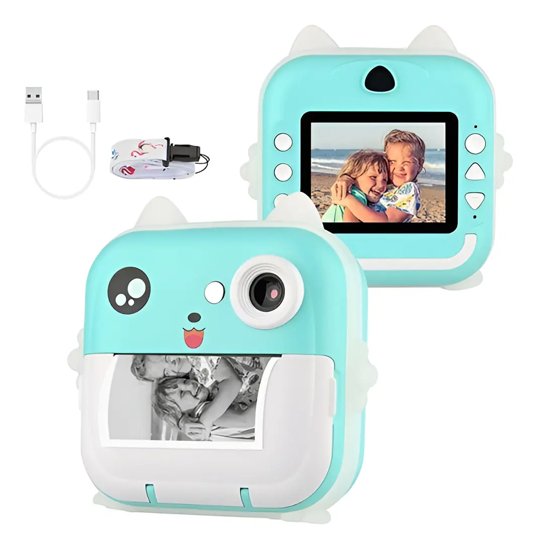 Camara Para Niños Con Impresora Pantalla LED