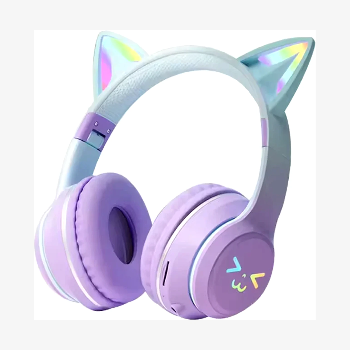 Auricular Bluetooth Orejas De Gato LED Colores