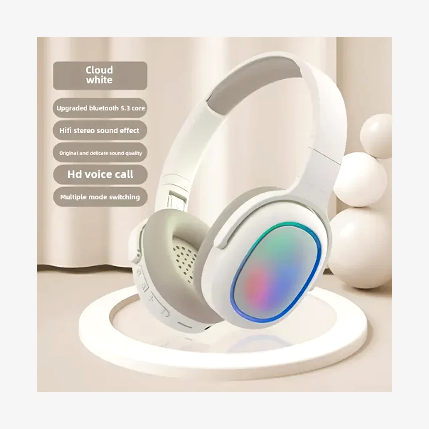 Auricular Bluetooth Blanco Blue Scenery