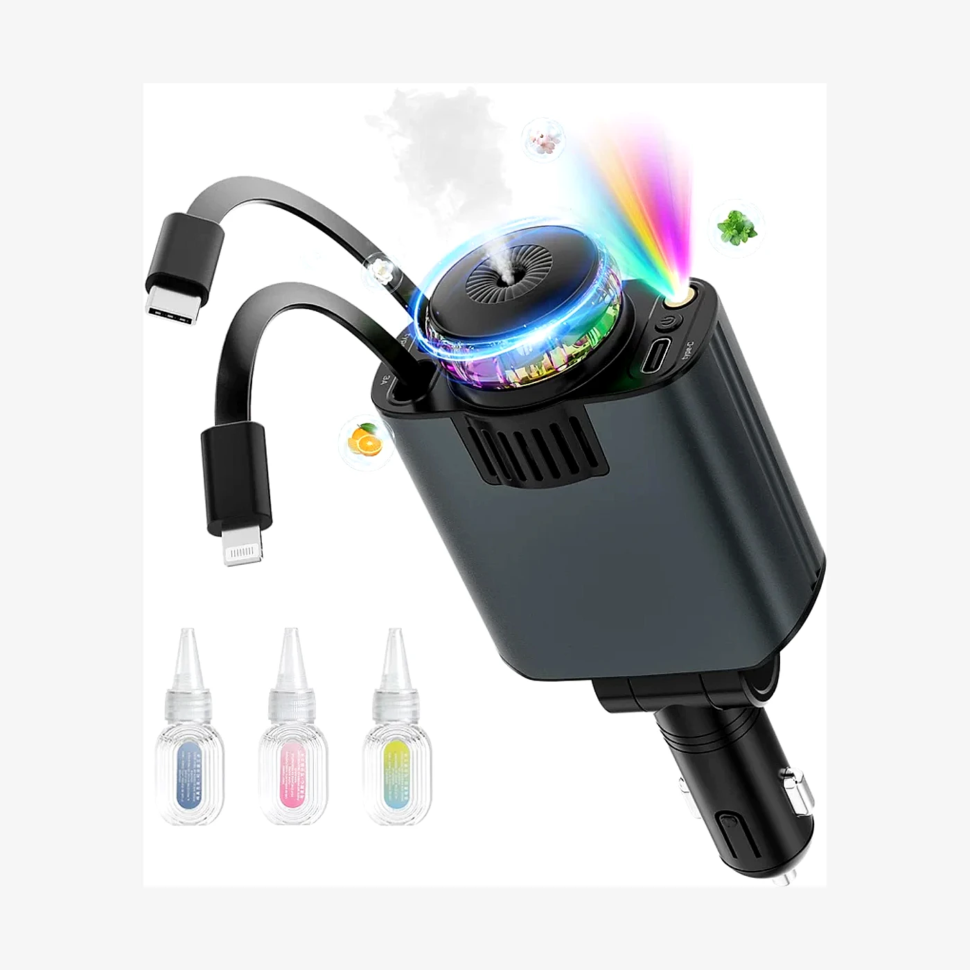 Cargador Para Auto 5 En 1 Luo