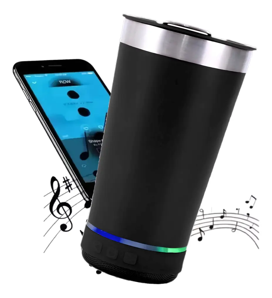 Vaso Termico Con Parlante LED Hengda 502ML