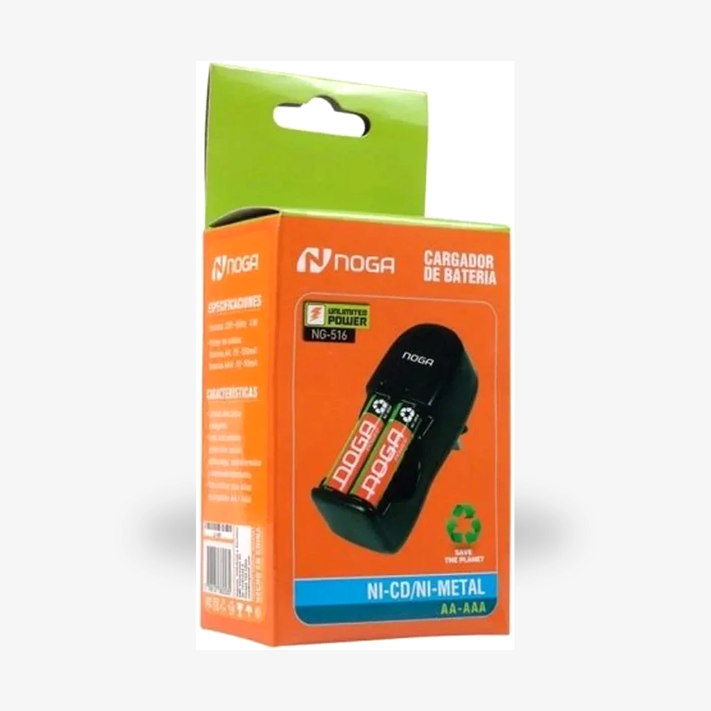 Cargador De Pilas Aa/aaa Noga