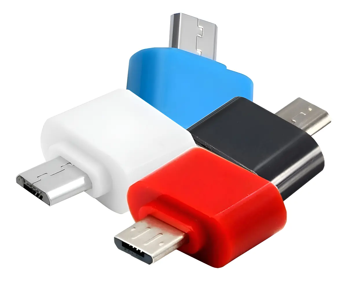 Adaptador Otg Micro USB Macho A USB Hembra Dinax