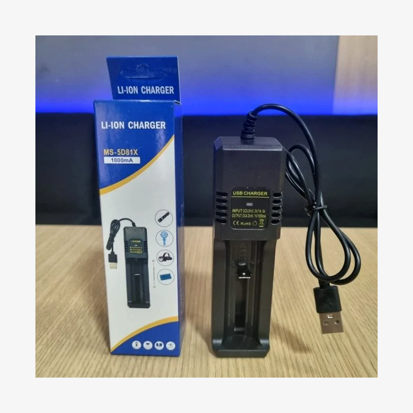 Cargador De Pilass 1000mA