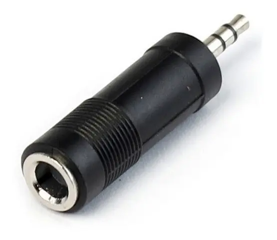 Adaptador Plug 6.5 Macho A 3.5 Hembra Skyway