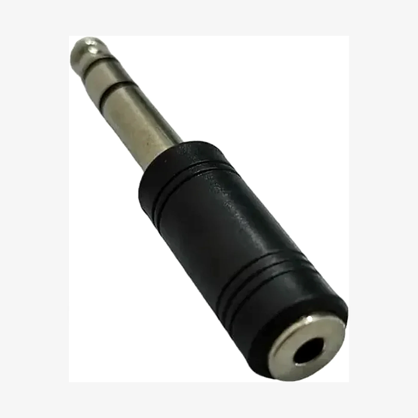 Adaptador Plug Estereo Plug 6.5 A 3.5 Hembra Dorado