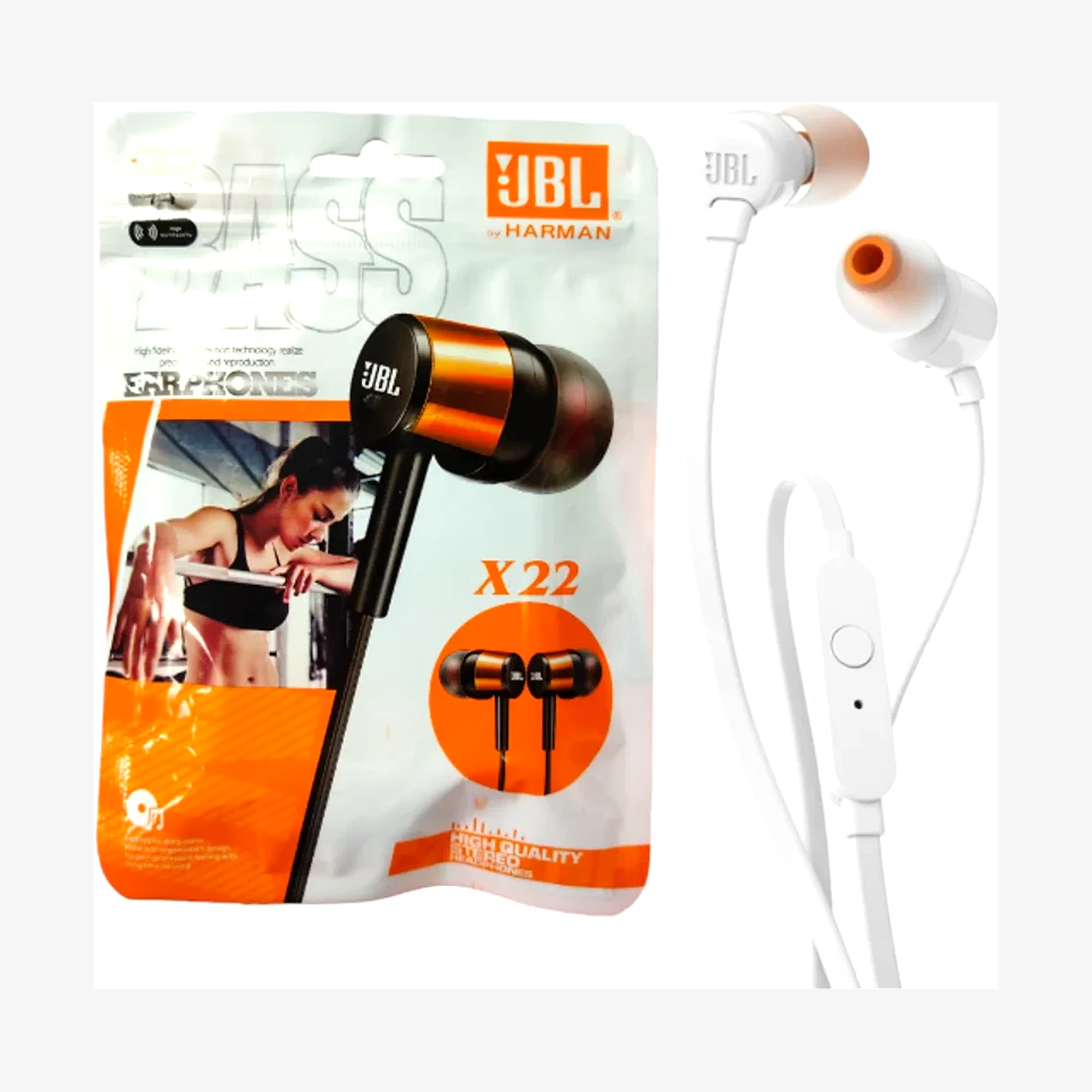 Auricular Jbl X22 Con Cable Plug 3.5