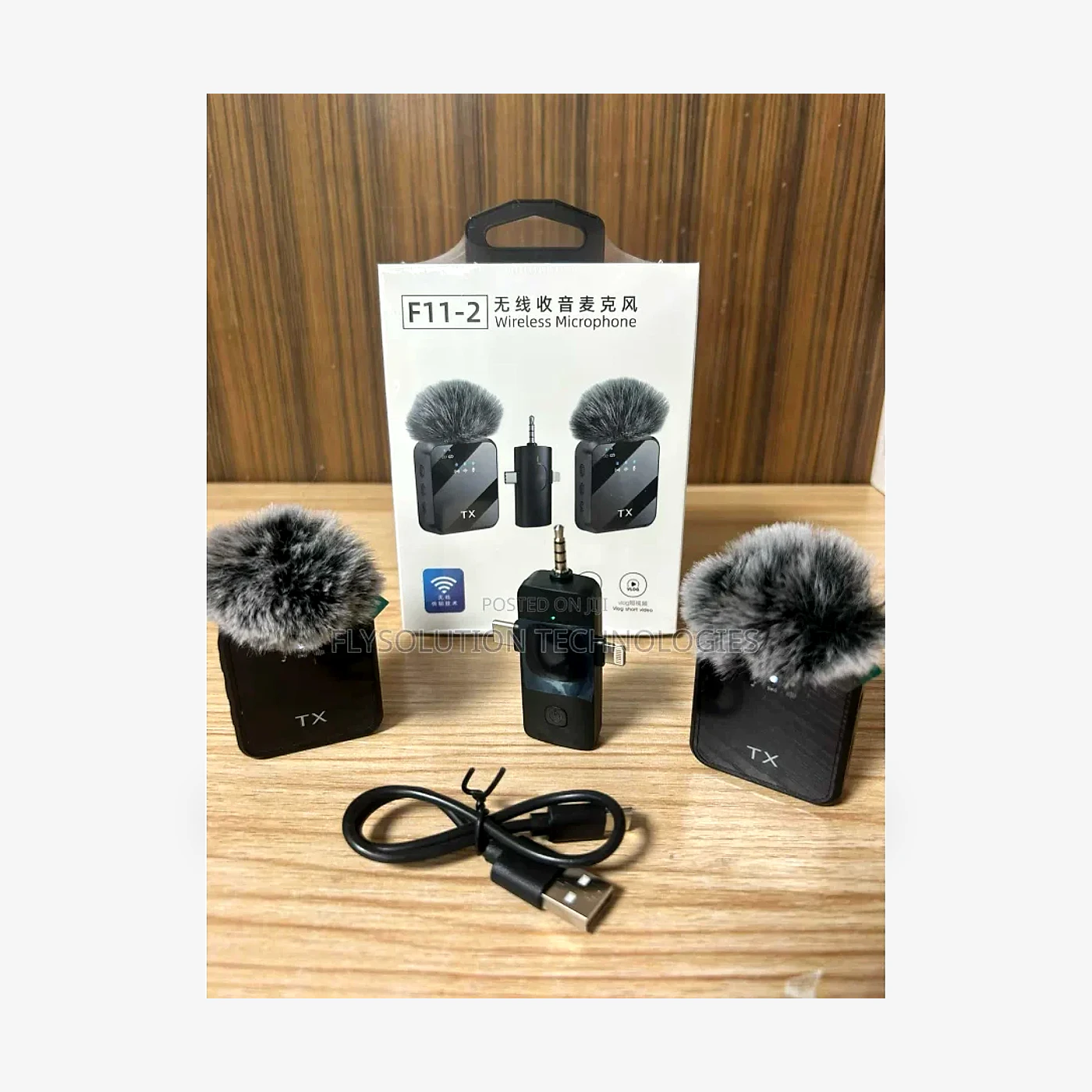 Microfonos Corbateros X2 Kit Lighting Usb-c Plug