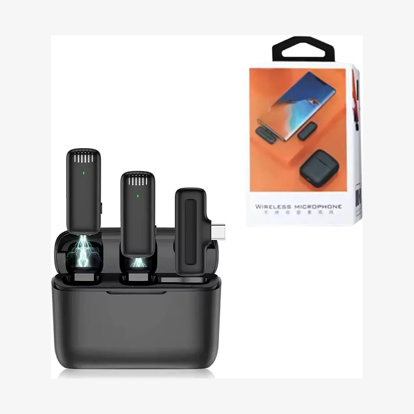 Corbatero Kit X 2 Inalambricos Para Celular Tipo C