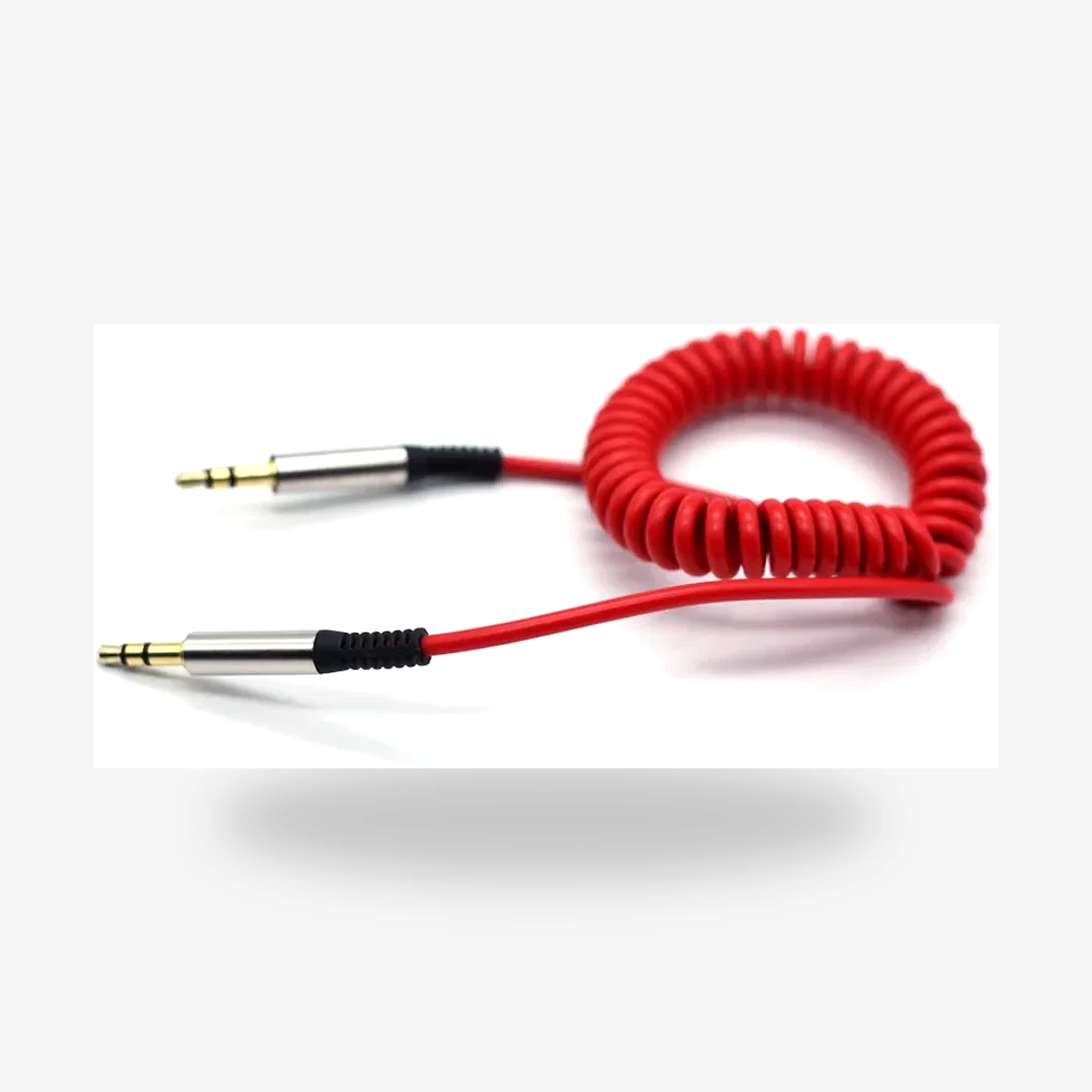 Cable Auxiliar 3.5 Ibek Espiralado