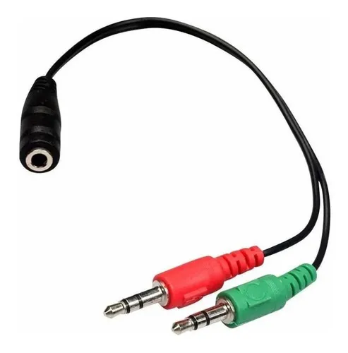 Cable Adaptador Ditron 3 En 1 2 Plug 3.5 Macho A Jack Hembra