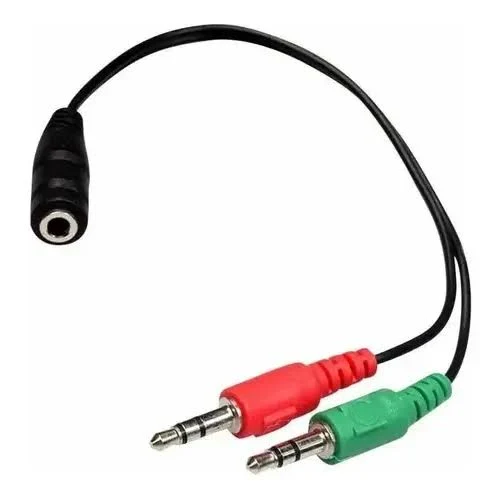 Cable Adaptador Samsung 2 Plug 3.5 Macho A 1 Jack Hembra