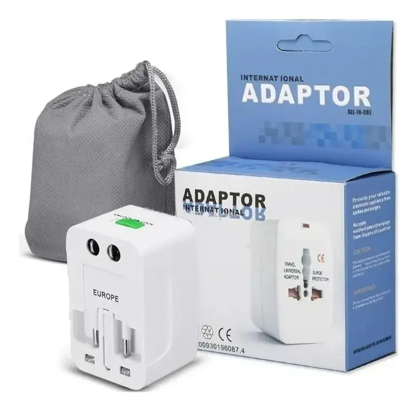 Cargador Universal De Viaje Con Entrada Tipo C Y USB