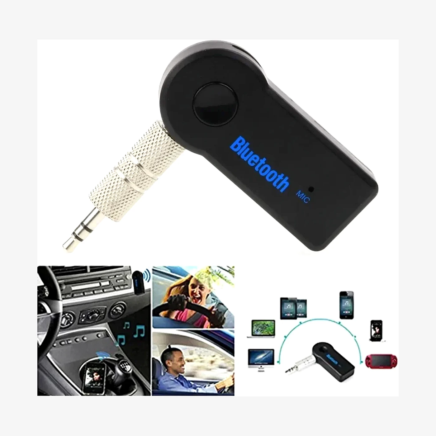 Car Wireless Receptor Bluetooth Para Auto Plug 3.5