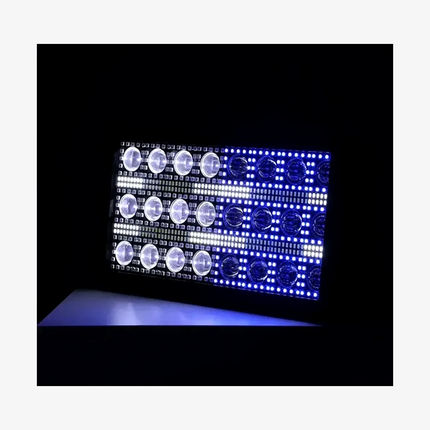 panel Venetian Vt-w2408 Flash strobo pixel Matrix 2 En 1 Rgbw 300w Led